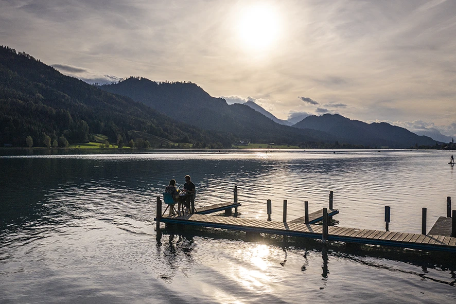 Bootsfahren am Weissensee